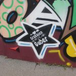 GDMG Stern. Kunst und so - Grüß dich mei Guder. Street Art. Graffiti Coburg. JDE TDN CSW GDMG!