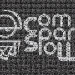 Pixel Art, Mosaik, Sticker, "Company Slow" Schrift + Logo